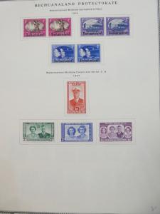 EDW1949SELL : BECHUANALAND & PROTECTORATE Choice quality VF MOG & Used Cat $1411