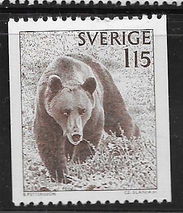 SWEDEN,1234 HINGED, BROWN BEAR