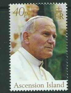 ASCENSION SG932 2005 POPE JOHN PAUL II MNH 
