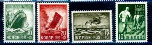 Norway Scott # B35, B36, B37, B39  MH