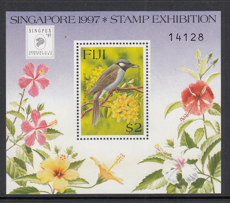 Fiji 787 Bird Souvenir Sheet MNH VF