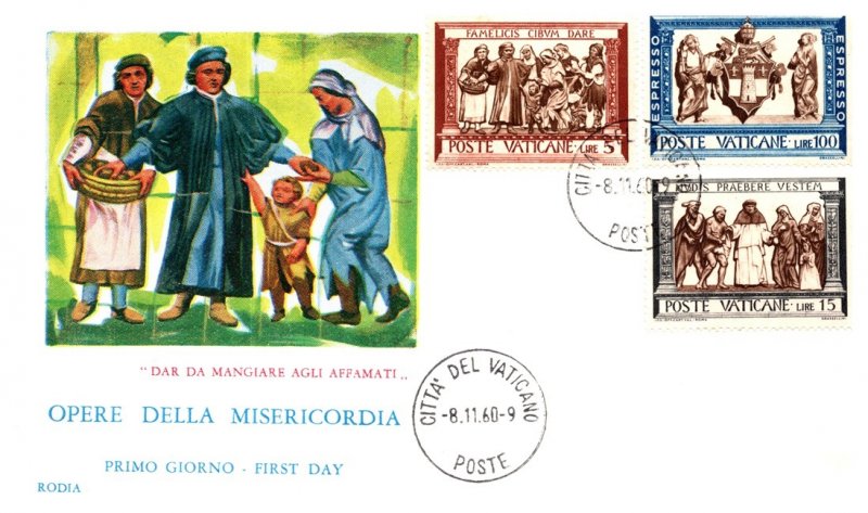 Vatican City, Worldwide First Day Cover