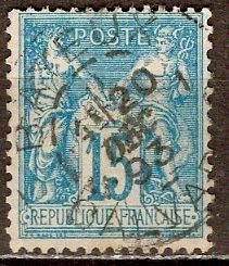 France; 1892: Sc. # 103:  Used Cpl. Set