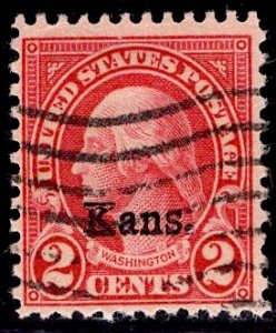 US Stamp #660 2c Washington USED SCV $1.00