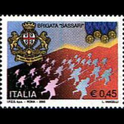 ITALY 2005 - Scott# 2652 Sassari Brigade Set of 1 NH