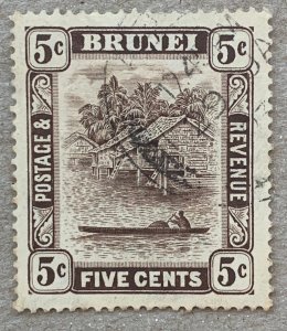 Brunei rare used in Labuan. Scott 51. SG 68