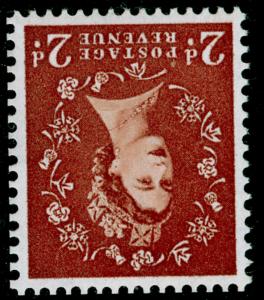 SG573Wi, 2d light red-brown, NH MINT. Cat £140. WMK MULTIPLE. WMK INV