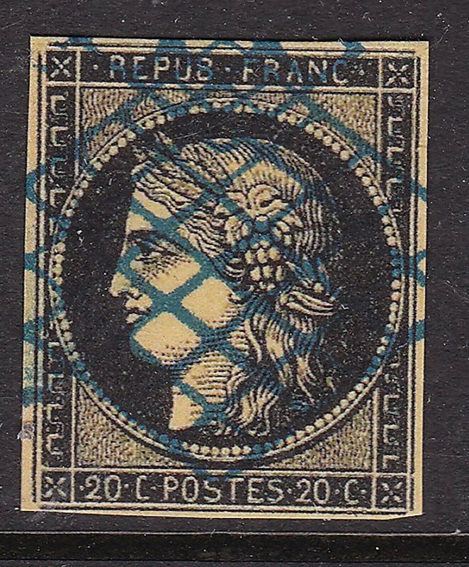 FRANCE^^^^^MAURY#3  CLASSIC   RARER  BLUE GRILL CXL Forgery @ lar3924fr