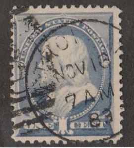 U.S. Scott #212 Franklin Stamp - Used Single