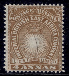 BRITISH EAST AFRICA QV SG9, 4a yellow-brown, M MINT.