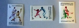 Russia- 6084-86, MNH Set. Barcelona Olympics. SCV - $1.05