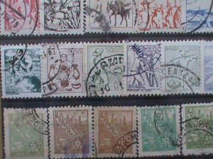 BRAZIL STAMP:1941-VERY OLD 22 DIFFERENT IN 2 SETS. OLD CITY & WORKERS USED #M