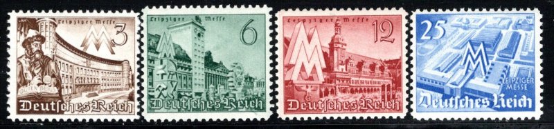 Germany Reich Scott # 494 - 497, mint nh