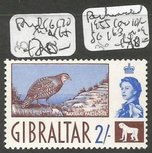 Gibraltar Bird SG 170 MNH (2cho)