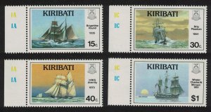 Kiribati Ships Nautical History 4v 1989 MNH SG#295-298