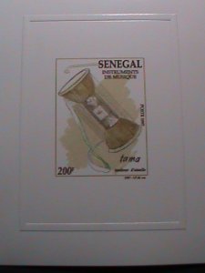 ​SENEGAL-1997 SC#1292 MUSICAL INSTRUMENT -DELUXE PROOF SHEET MNH VERY FINE