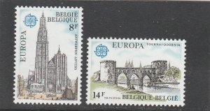 Belgium  Scott#  1013-1014  MNH  (1978 Europa)