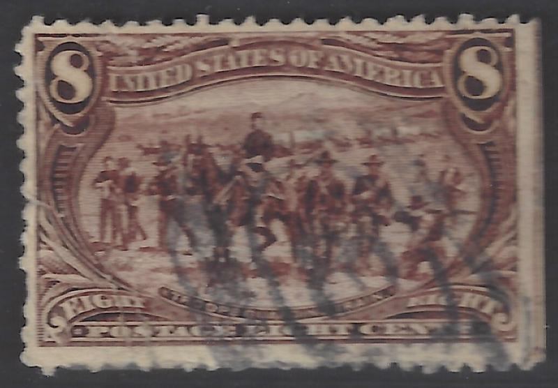 USA #289 Used  Trans Missisippi 1898 Scott CV$50.00.