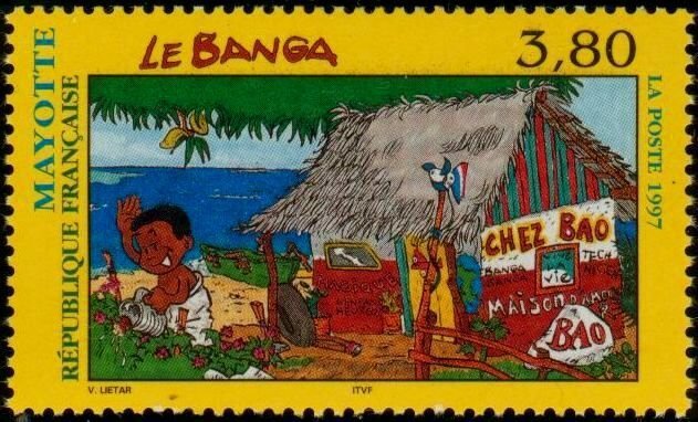 Mayotte 1997 #87 MNH. Children, drawing