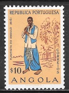 Angola 396: 10c Piper, unused, NG, VF