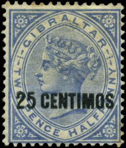Gibraltar Scott #25 Mint