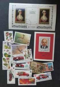 1985 RUSSIA USSR CCCP Used CTO Stamp Lot Collection T5702