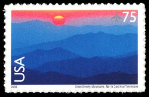 US Sc C140 VF/MNH - 2006 75¢ - Great Smoky Mountains National Park - P.O. Fresh