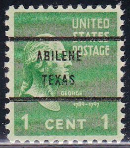 Precancel - Abilene, TX PSS 804-71 - Bureau Issue