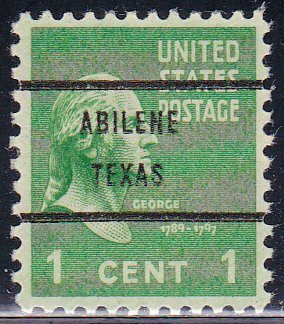 Precancel - Abilene, TX PSS 804-71 - Bureau Issue