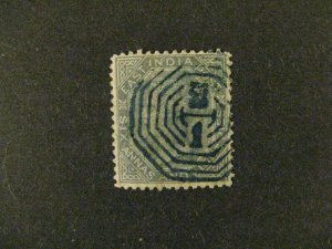 India #27 used sealed tear at upper right corner a21.7 2727