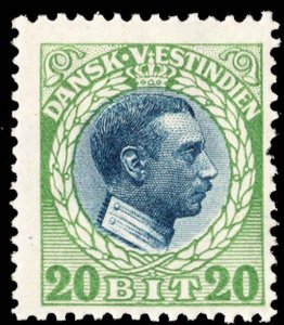 Danish West Indies Scott 55 Mint never hinged.