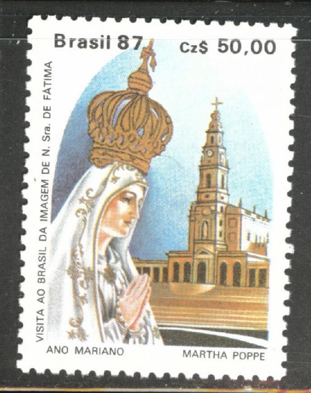 Brazil Scott 2123 MNH** 1987 Marian Year stamp