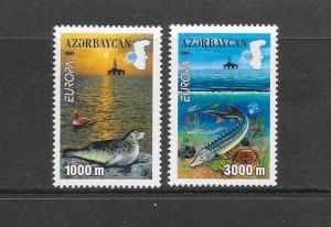 FISH - AZERBAIJAN #714-15 MNH