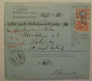 FINLAND RECEIPT CARD 1916 SYSMA