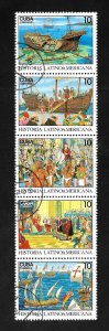 Cuba 1992 - FDI - Strip - Scott #3465