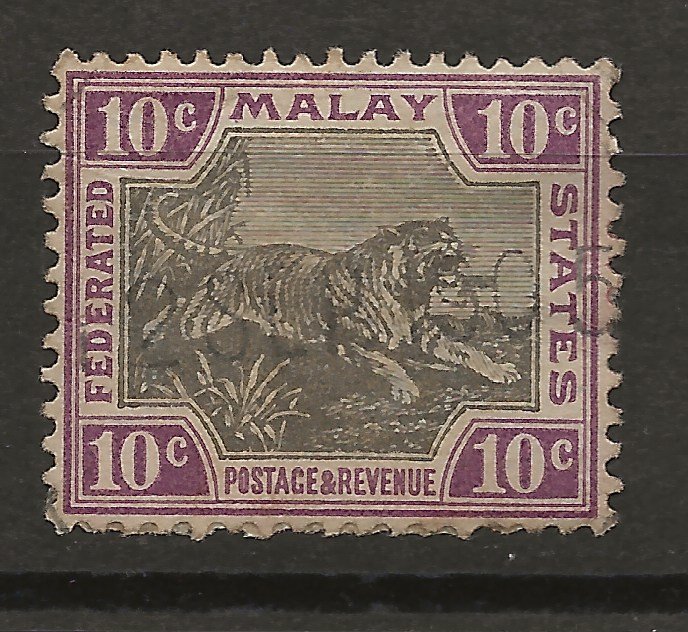 Malaya 23 SG20 Used VF 1901 SCV $60.00 (jr)