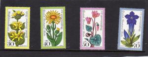 West Berlin Flowers MNH