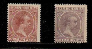 Cuba Scott 152-3 Mint hinged (Catalog Value $46.50)