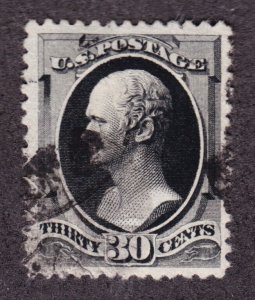 US 190 30c Hamilton Used XF SCV $100