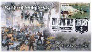 SC 4911, 2014, Battle of Mobile Bay, Civil War,  Black and White Pictorial