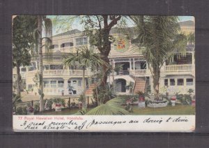 HONOLULU, HAWAII, 1908 ppc. ROYAL HAWAIAN HOTEL, 2c. to Australia.