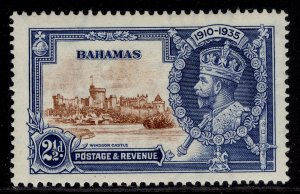 BAHAMAS GV SG142, 2½d brown & deep blue, M MINT.