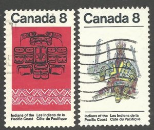 Canada 572-573   Used