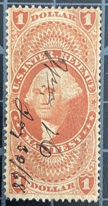 US Stamps-SC# R72C - Revenue  - Used  - SCV $40.00