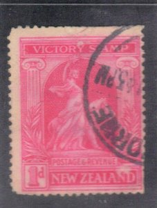 NEW ZEALAND SC# 166 USED  1920  1 p SEE SCAN