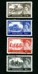 Great Britain Stamps # 309-12 VF Used Scott Value $52.50