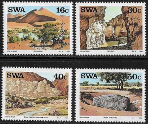 South West Africa #598-601 MNH Set - Historical Sites