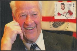 CANADA # 3029.3 - LEGENDS of HOCKEY GORDIE HOWE on SUPERB MAXIMUM CARD