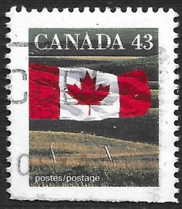 Canada #1359 43c Flag Over Field