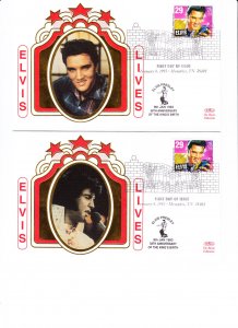 Elvis Lives FDC x 5 1993